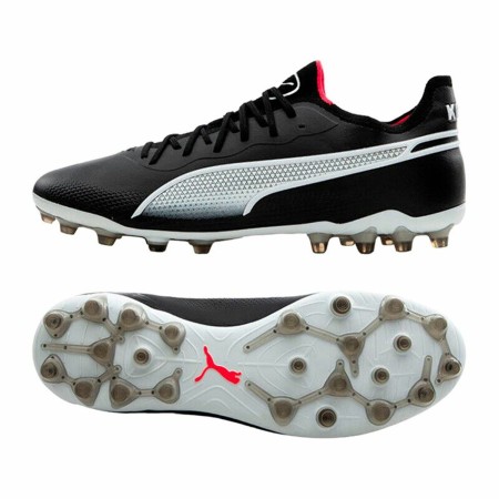 Botas de Fútbol para Adultos Puma KING ULTIMATE MG Blanco Negro