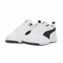 Zapatillas Casual Niño Puma Rebound V6 Lo A Blanco Negro