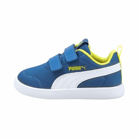 Zapatillas Casual Niño Puma Courtflex v2 Mesh V Star Azul