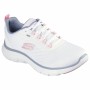 Chaussures de sport pour femme Skechers Flex Appeal 5.0 Blanc Rose