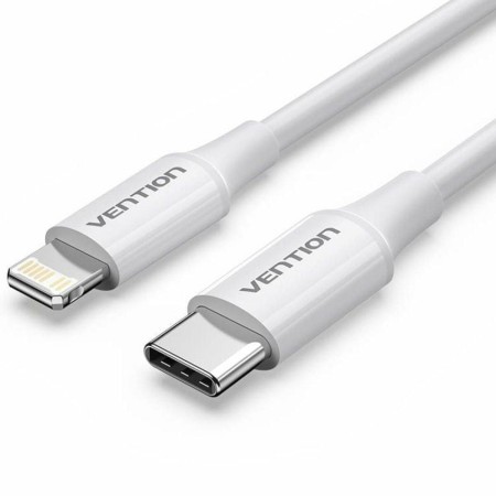 Cable Lightning Vention LAJWF Blanco 1 m