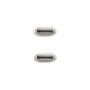 Câble USB NANOCABLE 10.01.6002-CO Blanc 2 m