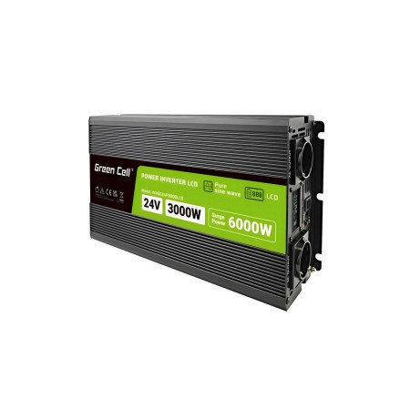 Adaptateur de courant Green Cell INVGC24P3000LCD 3000 W 1 Pièce