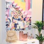 Cadre Alexandra House Living Bois Abstrait 80 x 4 x 120 cm