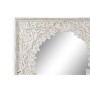 Miroir mural DKD Home Decor S3019167 Blanc Arabe Bois MDF Décapé (70 x 4 x 120 cm)