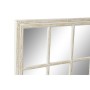 Miroir mural DKD Home Decor Blanc Bois MDF (87.5 x 3 x 87.5 cm)