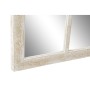 Miroir mural DKD Home Decor Blanc Bois de manguier Décapé (90 x 2,5 x 75,5 cm)