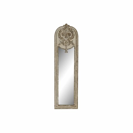 Miroir mural DKD Home Decor Miroir Sapin Blanc (38 x 3 x 136.5 cm)