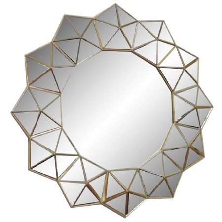 Miroir mural DKD Home Decor Verre Argent polypropylène (60 x 5 x 60 cm)