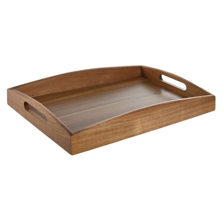 Bandeja Home ESPRIT Natural Acacia 39,5 x 25,5 x 5,5 cm