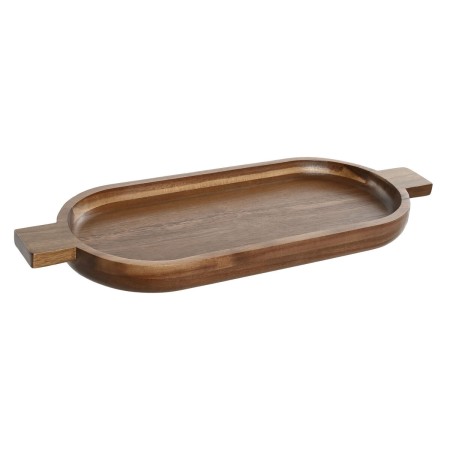 Bandeja de Aperitivos Home ESPRIT Natural Acacia 48,5 x 18 x 3,5 cm