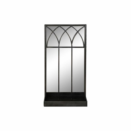 Miroir DKD Home Decor Noir Métal (40 x 12 x 80 cm)