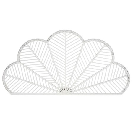 Tête de lit Home ESPRIT Blanc Bambou Rotin 160 x 2,5 x 81 cm