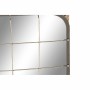 Miroir mural DKD Home Decor Noir Métal Doré (45.5 x 7.5 x 55 cm)