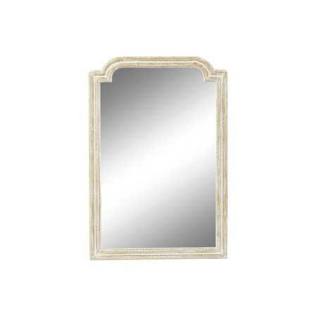 Miroir mural DKD Home Decor Miroir Blanc Bois de manguier (60 x 2 x 90 cm)