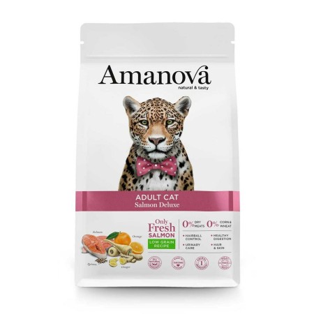 Comida para gato Amanova Salmon Deluxe Salmón 1,5 Kg