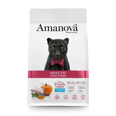 Aliments pour chat Amanova Turkey Delight Dinde 1,5 Kg