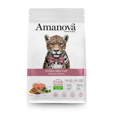 Comida para gato Amanova Salmon Deluxe Salmón 1,5 Kg