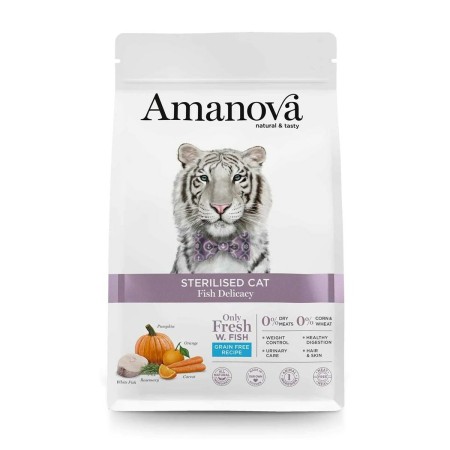 Comida para gato Amanova Fish Delicacy Pescado 1,5 Kg