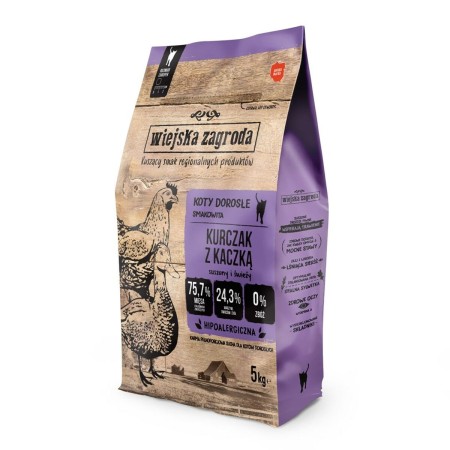 Comida para gato WIEJSKA ZAGRODA COUNTRY FARM Pollo 5 kg