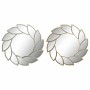 Miroir mural DKD Home Decor Polypropylène (PP) (2 pcs) (50 x 2.5 x 50 cm)