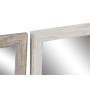 Miroir mural DKD Home Decor Blanc Beige Verre polystyrène (2 pcs) (36 x 2 x 95.5 cm)