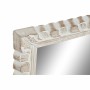 Miroir mural DKD Home Decor Blanc Doré Bois de manguier Bois MDF (177 x 6 x 52 cm)