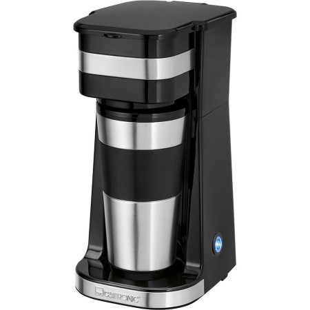 Cafetera Italiana Clatronic KW 3733 Negro Acero Acero Inoxidable 1 Taza