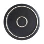 Assiette plate Atlantica Lapa Noir Gris Grès Ø 26 cm 26 x 2 x 26 cm