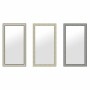 Miroir mural DKD Home Decor Verre Gris Beige polystyrène (36 x 2 x 66 cm) (3 pcs)