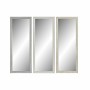 Miroir mural DKD Home Decor Verre Gris Beige polystyrène (36 x 2 x 95.5 cm) (3 pcs)