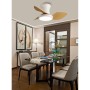 Ventilateur de Plafond avec Lumière Romimex Blanc Naturel