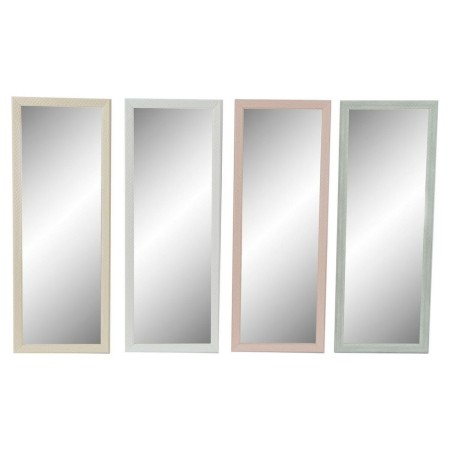 Miroir mural DKD Home Decor Verre Beige Rose Vert polystyrène (36 x 2 x 95.5 cm) (4 pcs)