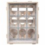 Range Bouteilles Alexandra House Living Naturel Bois d'épicéa 43 x 32 x 33 cm 9 bouteilles Caisse