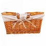 Panier de Pique-Nique Alexandra House Living osier Bois de saule 38 x 30 x 17 cm