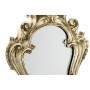 Miroir mural DKD Home Decor Résine Verre Doré (25 x 4 x 46 cm)