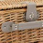 Panier de Pique-Nique Alexandra House Living Gris Naturel osier