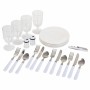 Cesta de Picnic Alexandra House Living Blanco Mimbre