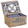 Panier de Pique-Nique Alexandra House Living Gris Naturel osier