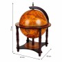 Globe terrestre Alexandra House Living Marron 42 x 57 x 42 cm Meuble à bouteilles