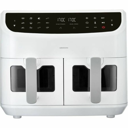 Freidora de Aire Medion LIFE P20 Blanco Negro 2600 W 8,7 l