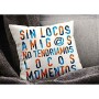 Coussin Roymart SIN LOCOS AMIGOS Blanc 40 x 40 cm