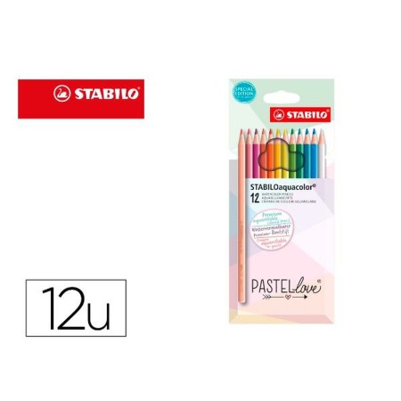 Lápices de colores Stabilo PASTELLOVE Multicolor 12 Piezas