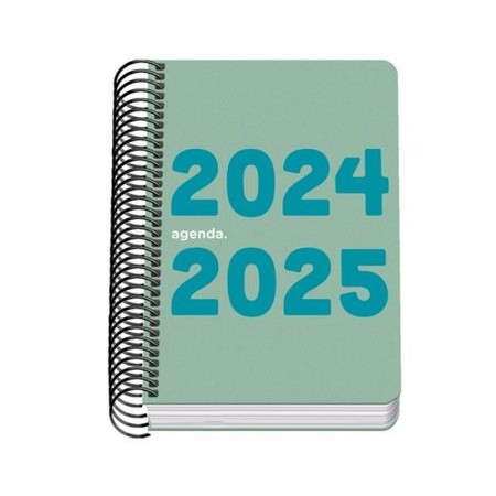 Agenda DOHE MEMORY BASIC Verde A6 12 x 17 cm 2024-2025