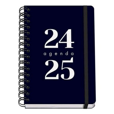 Agenda DOHE SV GRAMMAR Negro A5 15 x 21 cm 2024-2025