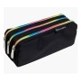 Portatodo Triple Exacompta Rainbow Negro 22,5 x 8 x 10 cm