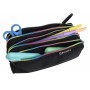 Portatodo Triple Exacompta Rainbow Negro 22,5 x 8 x 10 cm