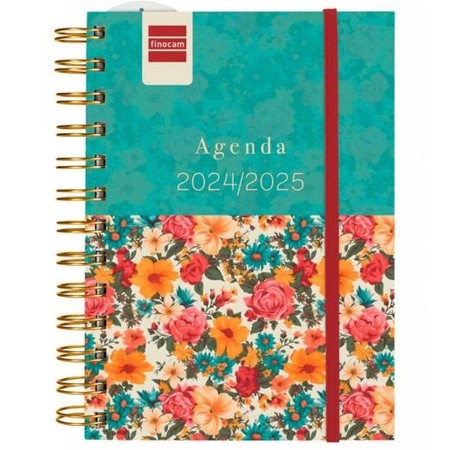 Agenda Finocam 8º SVH Garden Verde Multicolor 1/8 12 x 16,4 cm 2024-2025