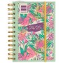 Agenda Finocam 8º SVH Tropic Verde Multicolor 1/8 12 x 16,4 cm 2024-2025