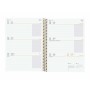 Agenda Finocam 4º SVH Violet Multicouleur quarto 15,5 x 21,2 cm 2024-2025